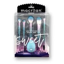 ￼Kit Pincéis Profissional Sweet - Macrilan